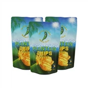 Vlastné vstanie na uzatvárateľné zipsové zámky Plantain Chips Bag